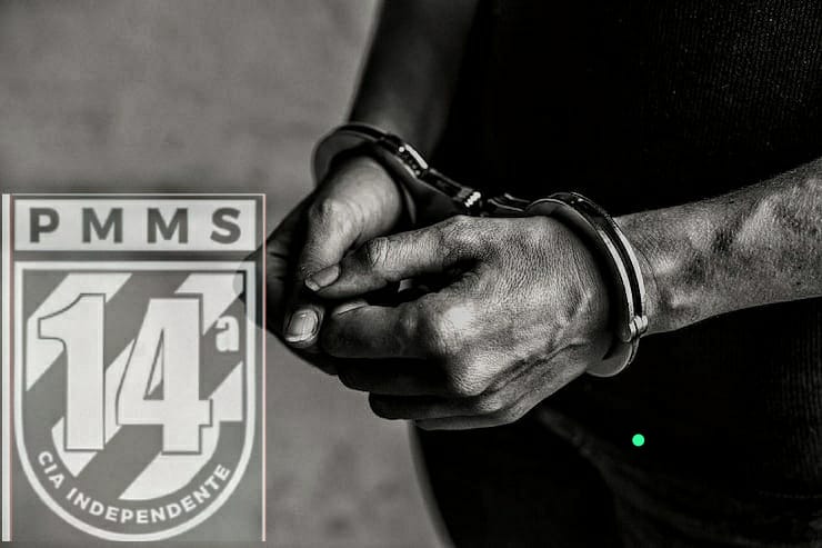 PM prende homem que durrubou muro com caminhão