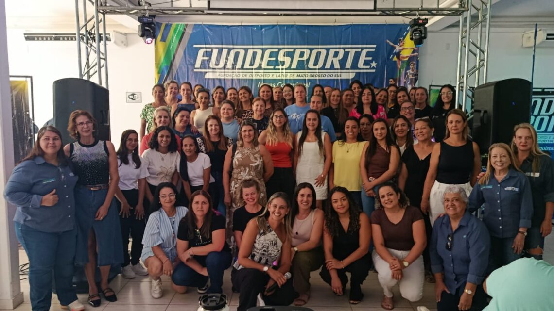 Mundo Novo esteve presente no encontro de Gestores do Desporto Escolar e da melhor idade em Campo Grande